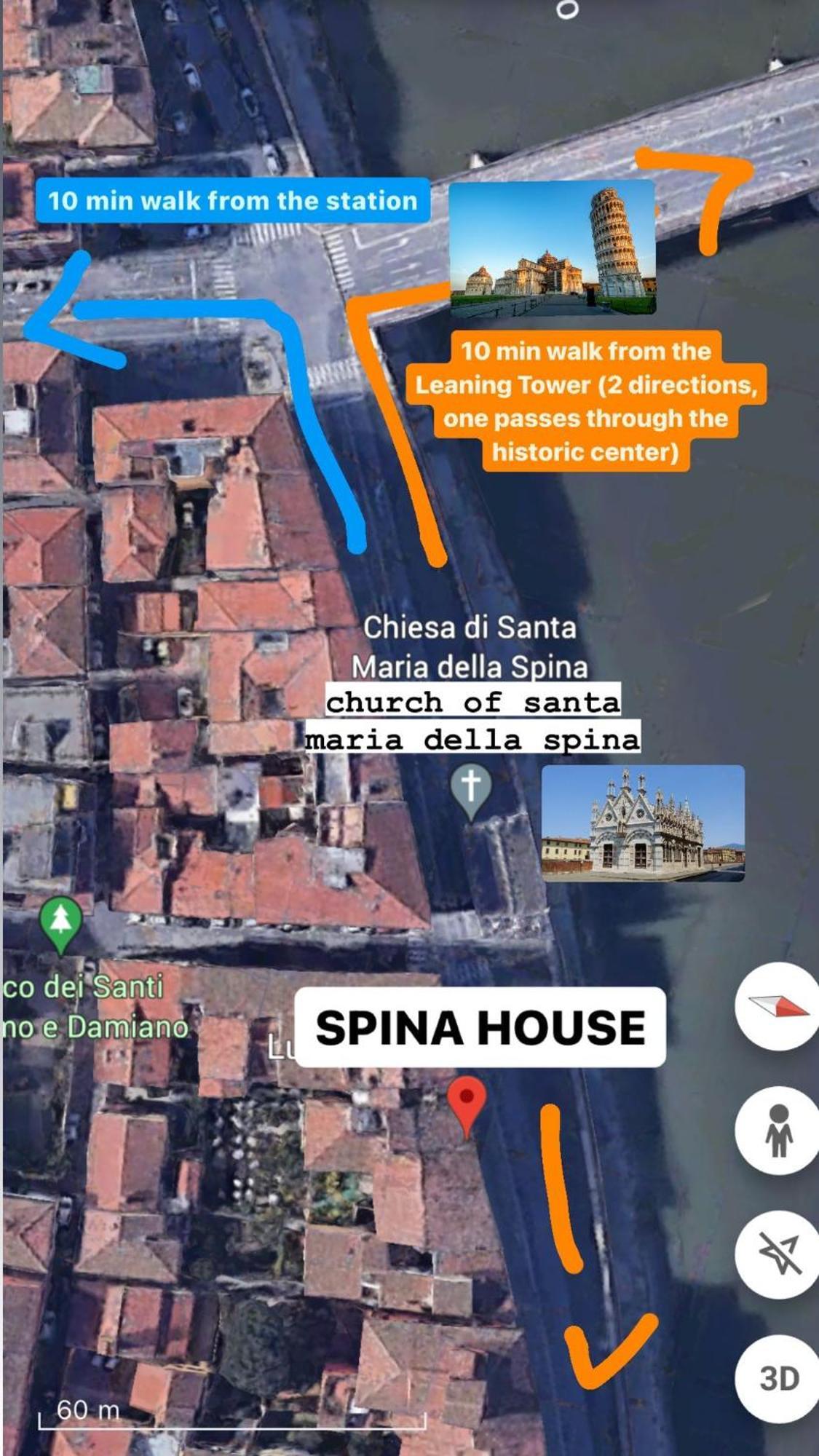 Centro Storico Spina White House Apartment Pisa Bagian luar foto